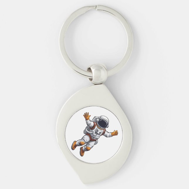 Llavero Astronaut in space (Anverso)