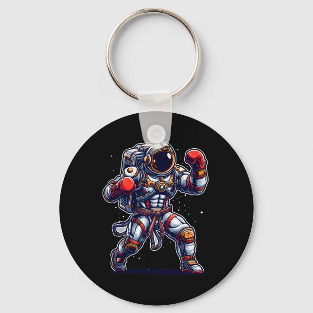 Llavero Astronaut Muay Thai Boxeo Karate Kickboxing Marti (Anverso)