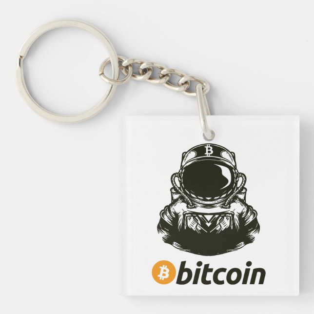 Llavero Astronauta BITCOIN-Crypto (Frente)