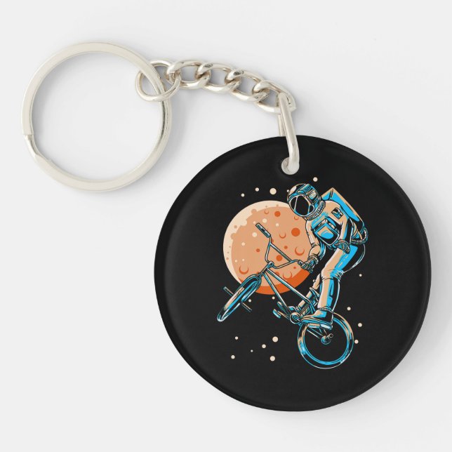 Llavero Astronauta BMX Moon Space Biker (Frente)