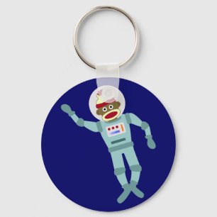 Llavero Astronauta de mono de sock