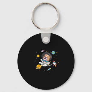 Llavero Astronauta del bulldog
