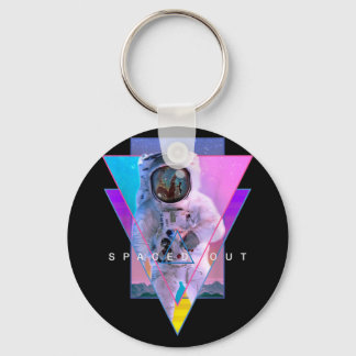Llavero Astronauta Espaciado Fuera Estético Vaporwave Exte