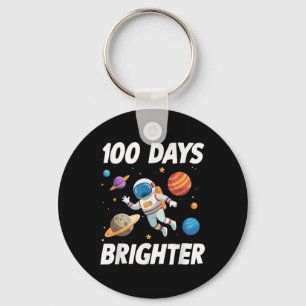 Llavero Astronauta espacial 100 días más brillante