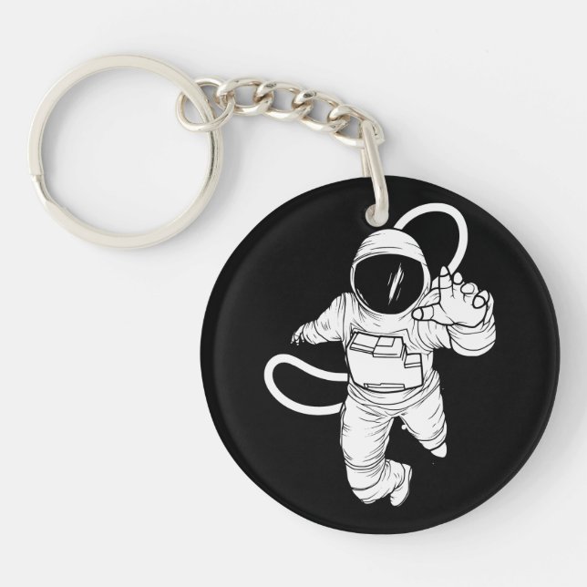 Llavero Astronauta espacial vintage (Frente)
