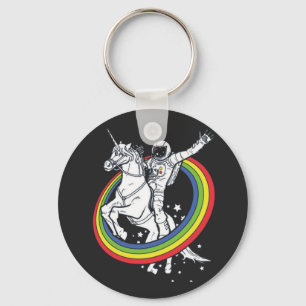 Llavero Astronauta montando unicornio 