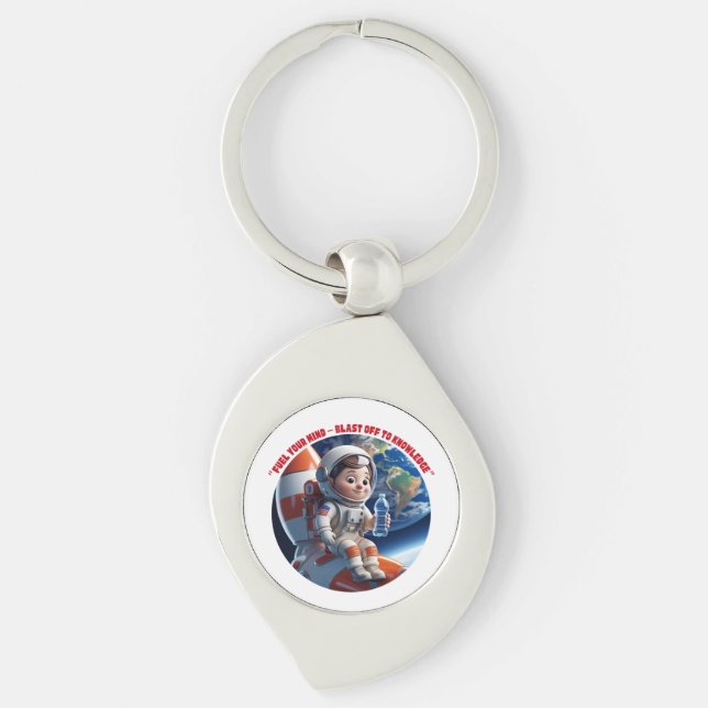 Llavero "Astronauta Rocket Ship Space Adventure Keychain" (Anverso)