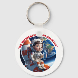 Llavero "Astronauta Rocket Ship Space Adventure Keychain"