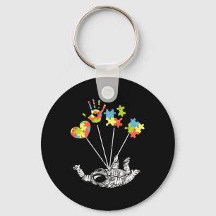 Llavero Astronauta rompe el autismo regalo de conciencia p