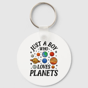 Llavero Astronauta Solo Un Niño Que Ama Planetas Sistema S