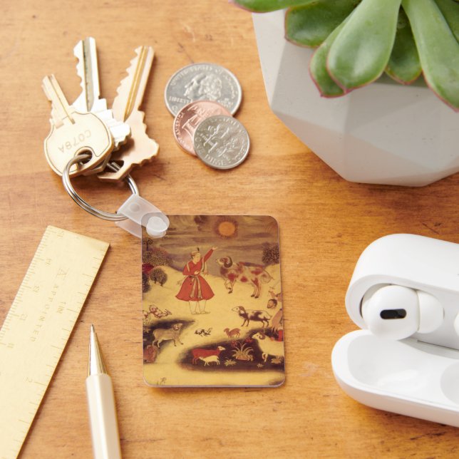 Llavero Astronomía de época, arte celeste asiático antiguo (Escritorio )