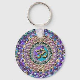Llavero Astrosimbología joyada Mandala Keychain