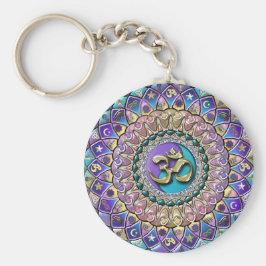 Llavero Astrosimbología joyada Mandala Keychain