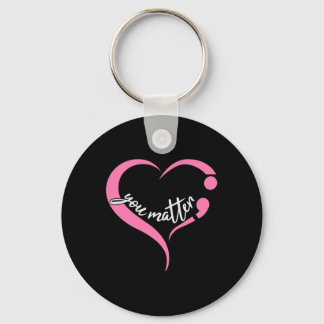 Llavero Asunto de Jóvenes Punto y coma Salud Mental y Suic