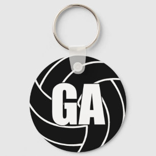 Llavero Ataque de gol de Netball Ataque de clave GA