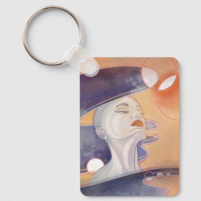 Llavero Ataque nebulosa y collar de perla galáctica (Anverso)