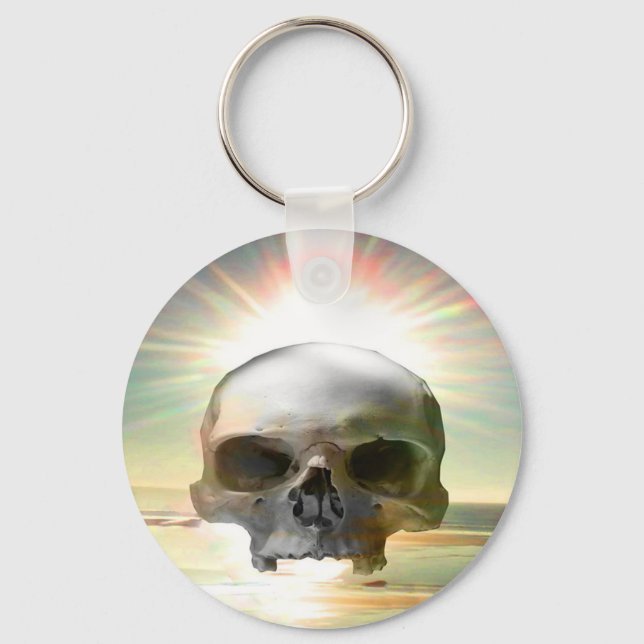 Llavero Atardecer de cráneo (Anverso)