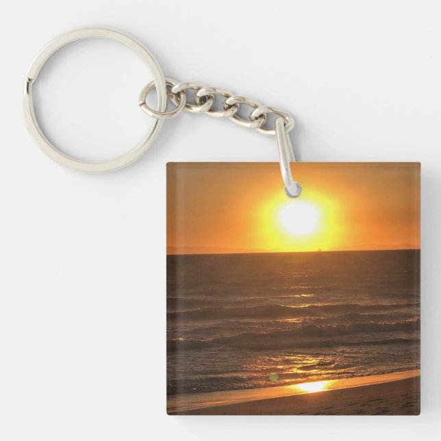 Llavero Atardecer en Newport Beach, California (Frente)