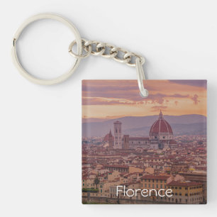 Llavero Atardecer sobre Florencia, Italia
