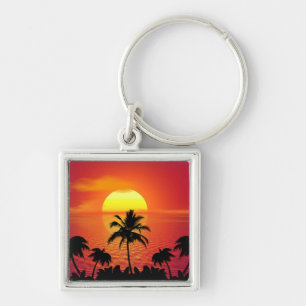 Llavero Atardecer Tropical