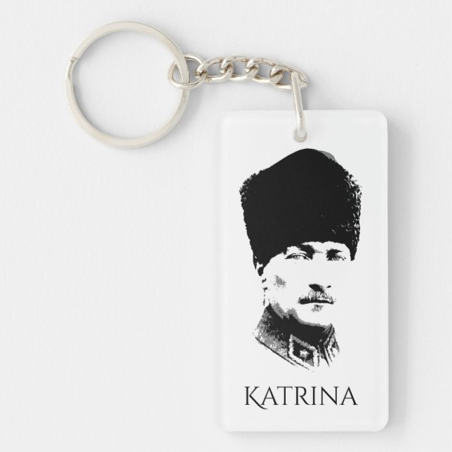 Llavero Ataturk personalizó (Frente)