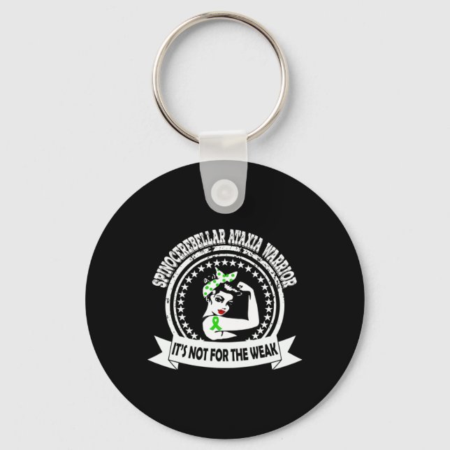 Llavero Ataxia Warrior Awareness T (Anverso)