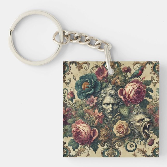 Llavero Atelier Arcano - Firma gótica (Frente)