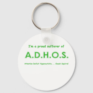 Llavero Atención Déficit Hiperactividad ooooh ardilla