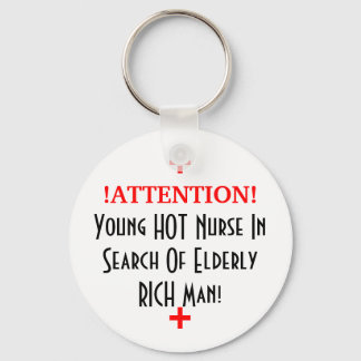 Llavero !ATENCIÓN!, Jóvenes Enfermeras Calurosas En Busca