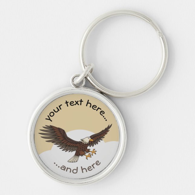 Llavero Atentado de águila (Frente)
