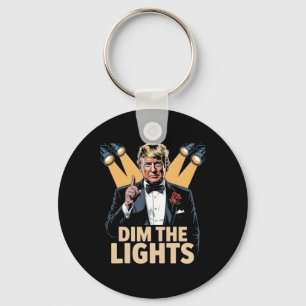 Llavero Atenuar Las Luces Divertido Retro Trump 