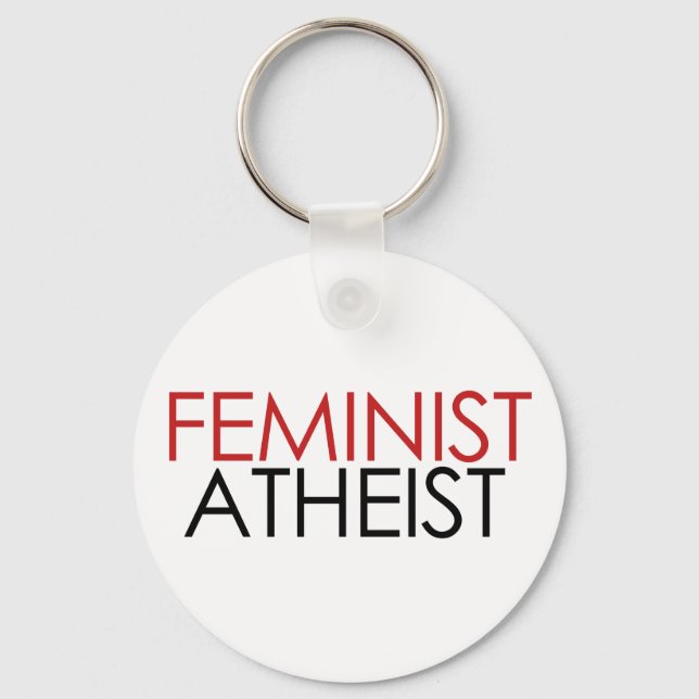 Llavero Ateo feminista (Anverso)