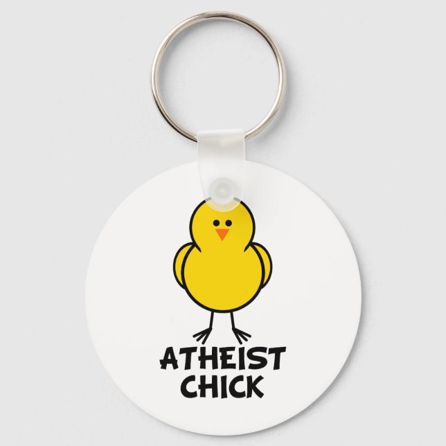Llavero Atheist Chick (Anverso)