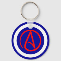 Atheist Symbol keychain