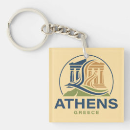 Llavero Athens Greece Acropolis Parthenon