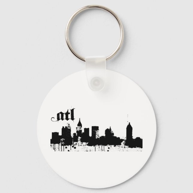 Llavero ATL puesto en tu diseño de ciudad (Anverso)