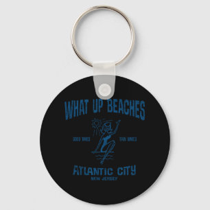 Llavero Atlantic City Nj Funny Vintage Beee