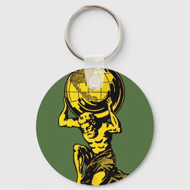 Llavero Atlas Keychain (Greek Mythology) | Zazzle.es