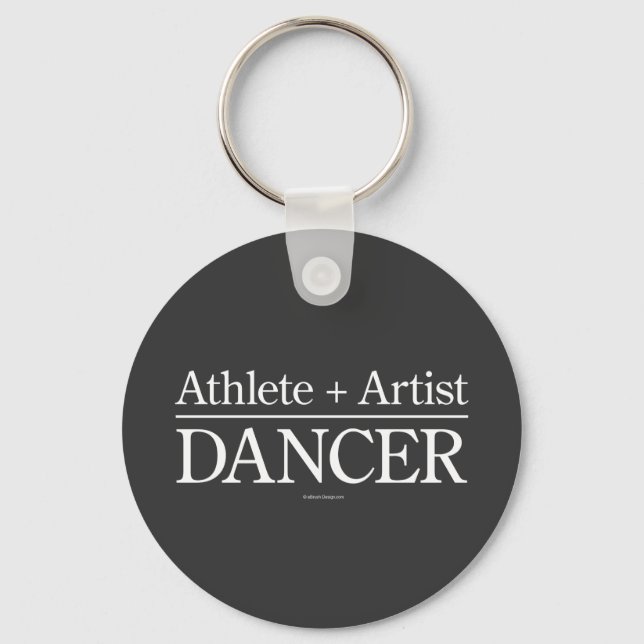 Llavero Atleta + artista = bailarín (Anverso)