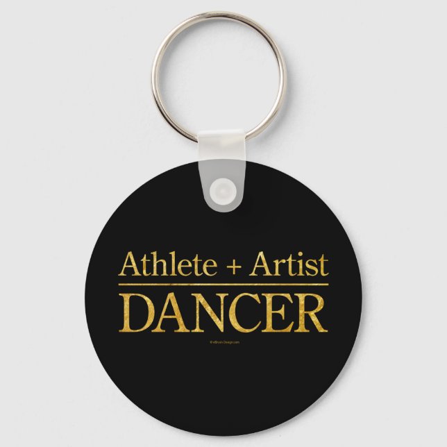 Llavero Atleta + artista = bailarín (Anverso)