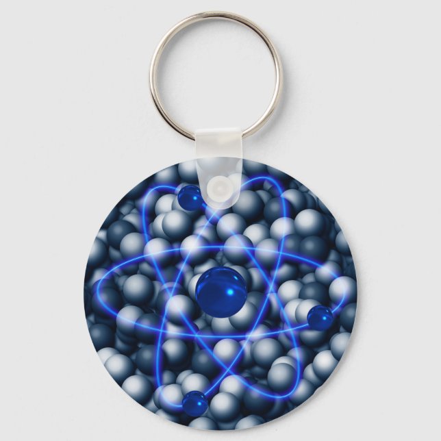 Llavero Átomo azul (Anverso)