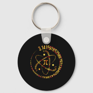 Llavero Átomo Pi Day Pi 3.14 Science Math Lover