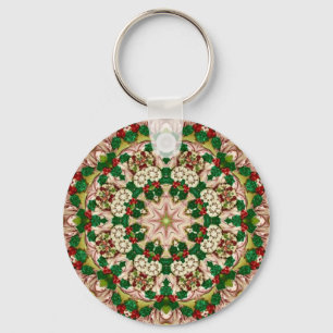 Llavero ATRACTIVO ~ Red Green Shades ~ Key Ring