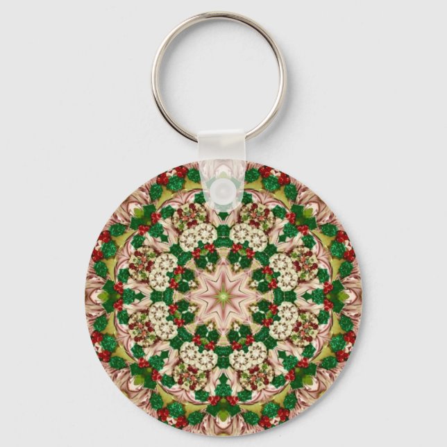 Llavero ATRACTIVO ~ Red Green Shades ~ Key Ring (Anverso)