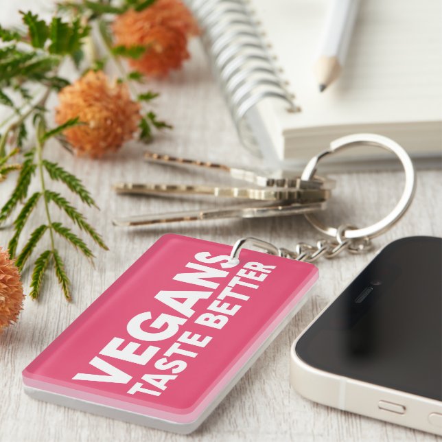 Llavero Atractivo Vegano (Frente Derecha)