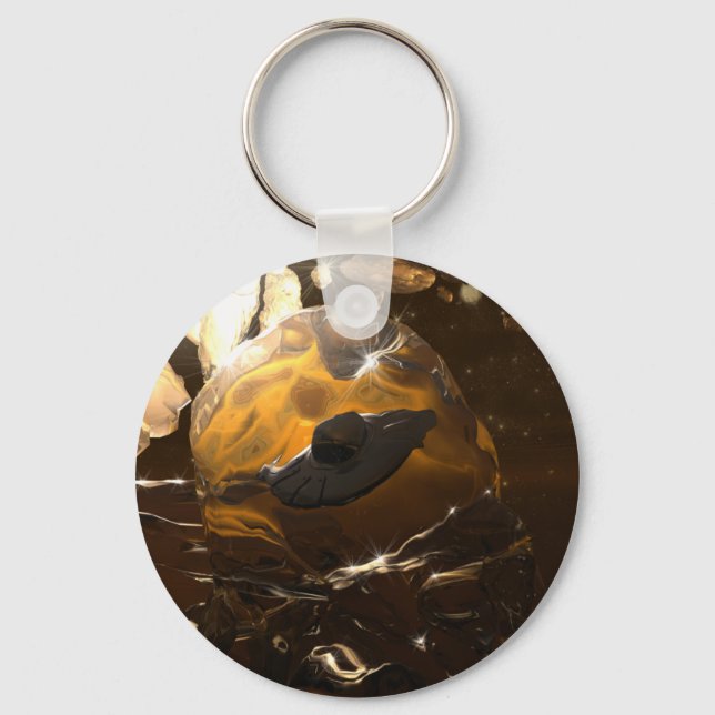 Llavero Atrapado en Amber Keychain (Anverso)