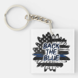 Llavero Atrás el azul