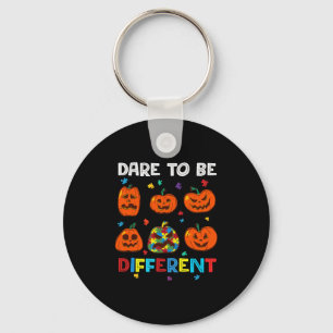 Llavero Atrévase a ser diferente Halloween del autismo de