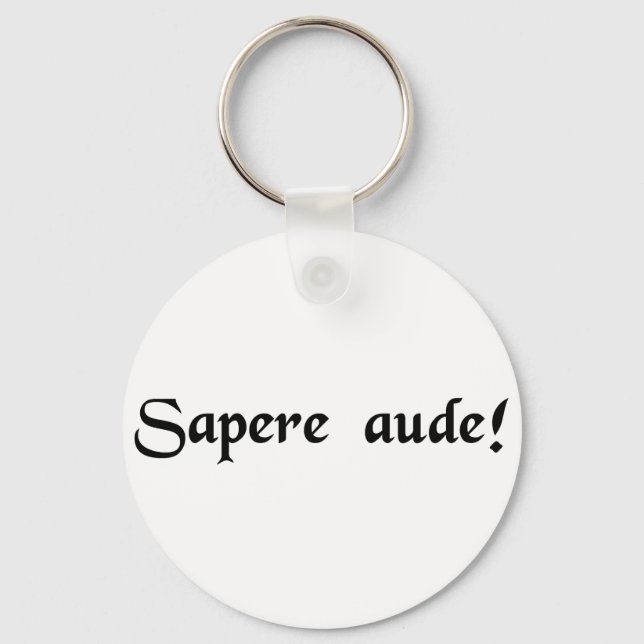 Llavero ¡Atrévete a ser sabio! (Anverso)