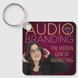Llavero Audio Branding Podcast Keychain
